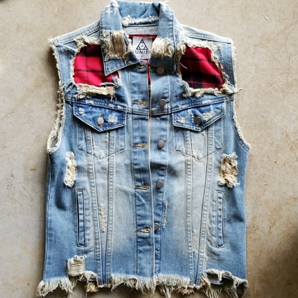 UNIF denim vest - Picture 1 of 6